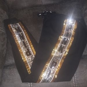 VS PINK bling logo classic pants